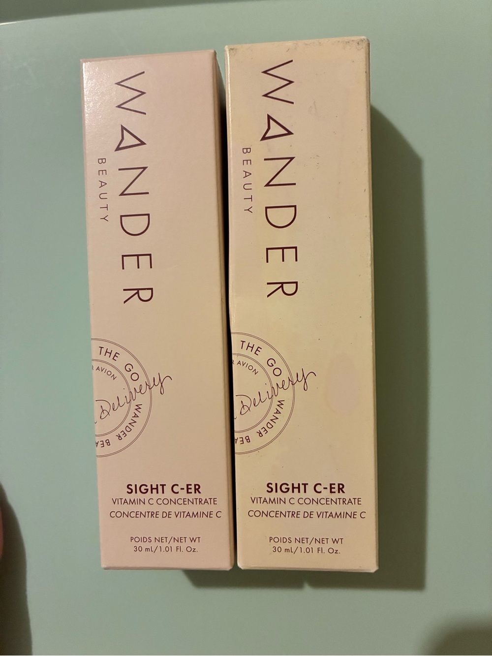 Wander Beauty Sight C-ER Vitamin C Concentrate — Cream Packaging